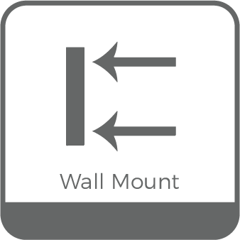 wall mounted emergency exit sign