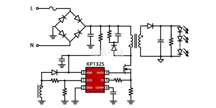 福建KP1315SPA隔離0-10V/PWM三合一調光芯片必易微KP代理,必易微KP代理