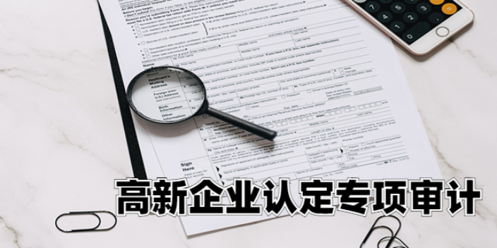 天津高新企业认定专项审计报告 中税正洁税务师事务所供应