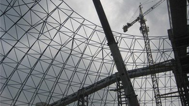 池州收费站网架制作 江苏常源钢结构供应