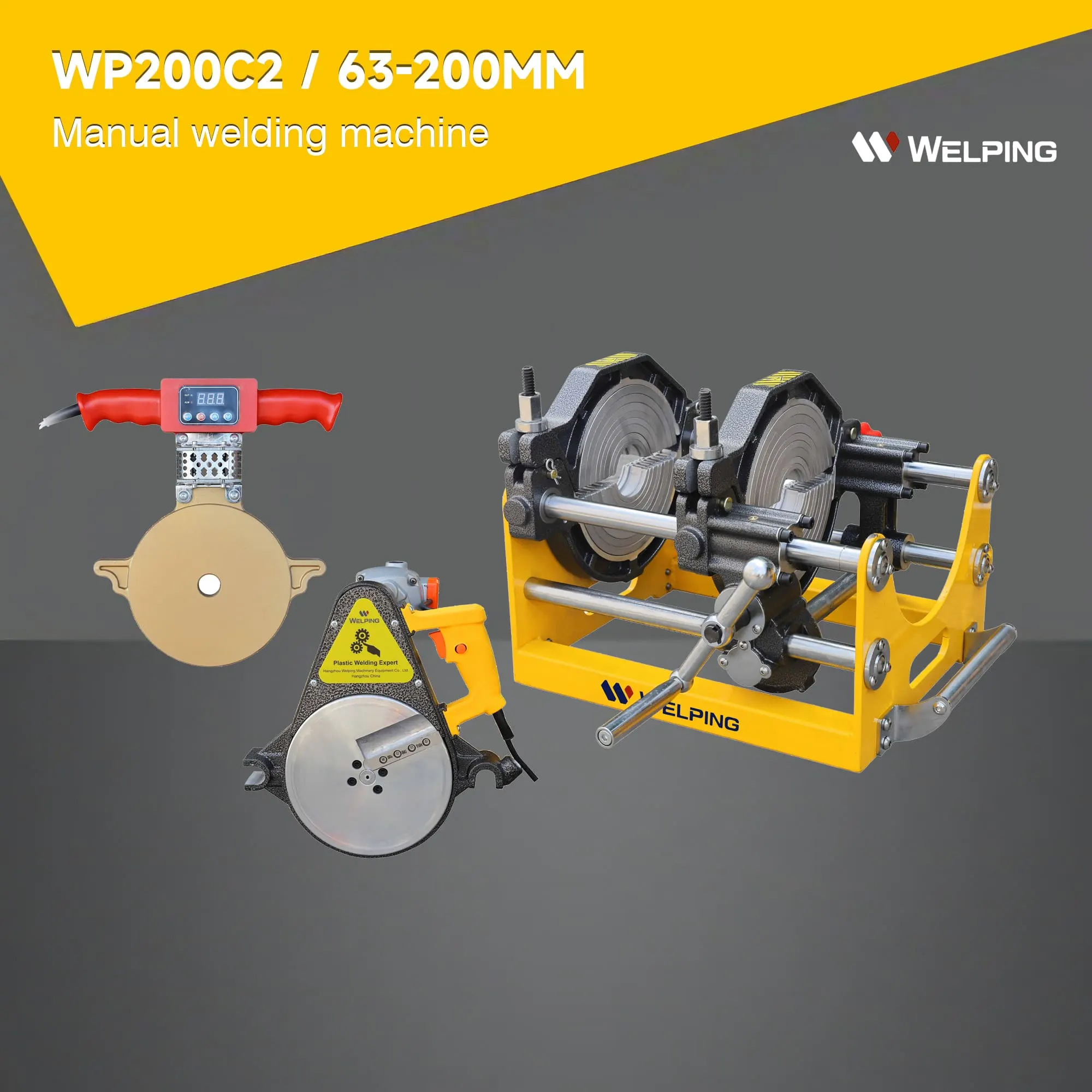 90MM to 315MM HDPE Hydraulic Butt Fusion Machine