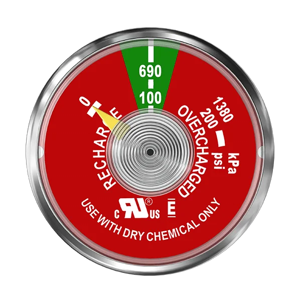 UL Listed Fire Extinguisher Pressure Gauge Price-For Sale