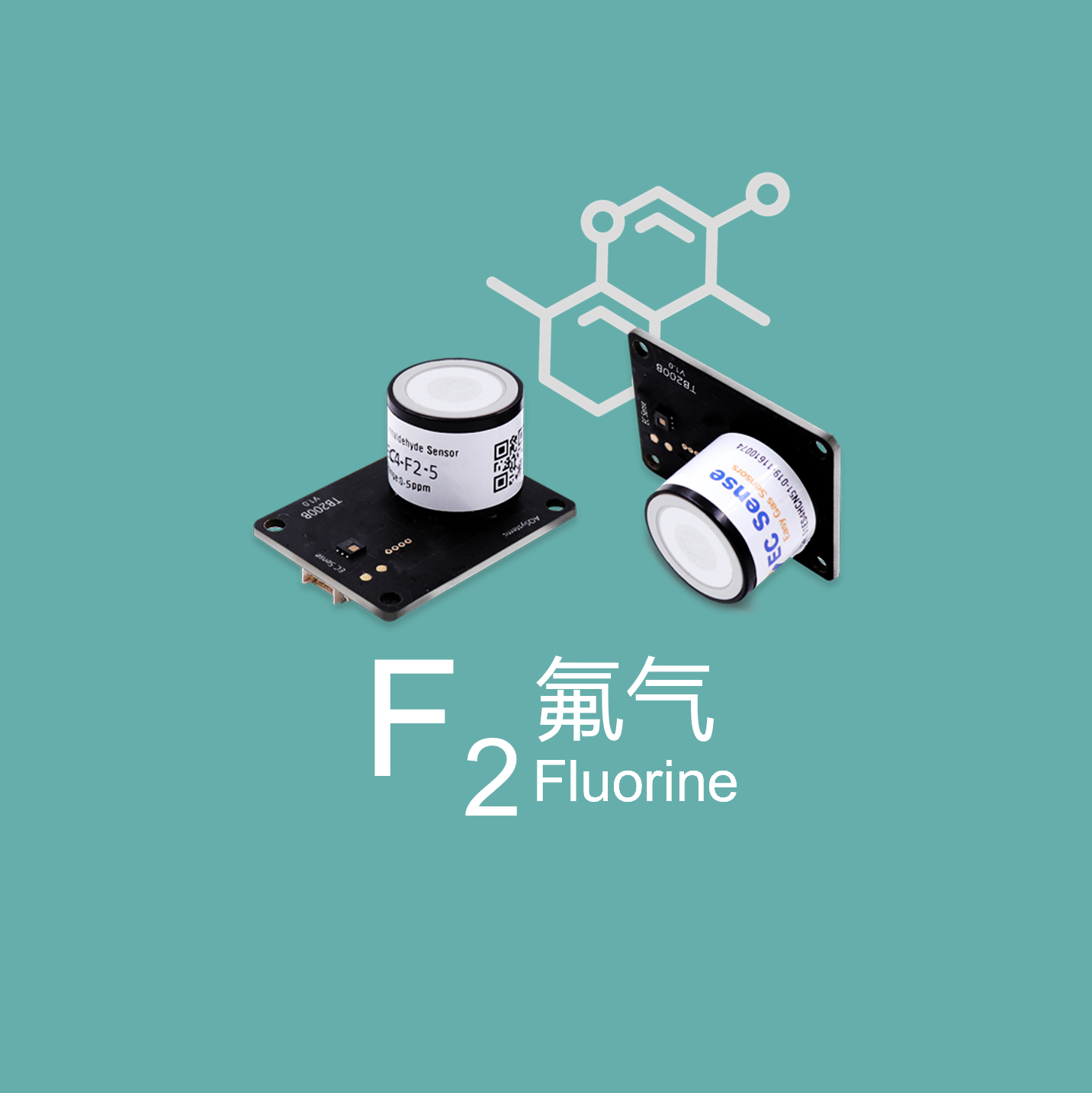 固态聚合物氟气气体传感器应用技术,电化学氟气传感器-爱氪森科技