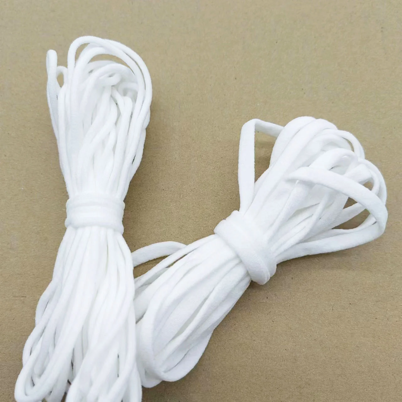 Rubber Elastic Cord 5mm 6mm spandex polyester Loop Rope Elastic String ...