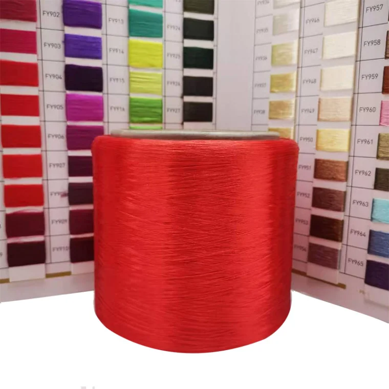 High Tenacity PP Tape Yarn Fdy for Sport Equipment 100% Polypropylene 3.0-7.5G/D 450D dyed color