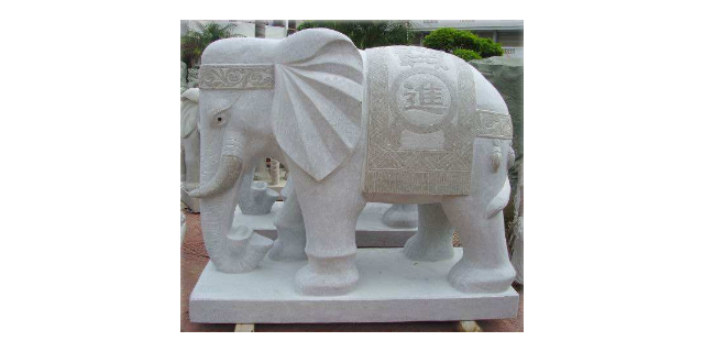 新疆石雕大象石供应