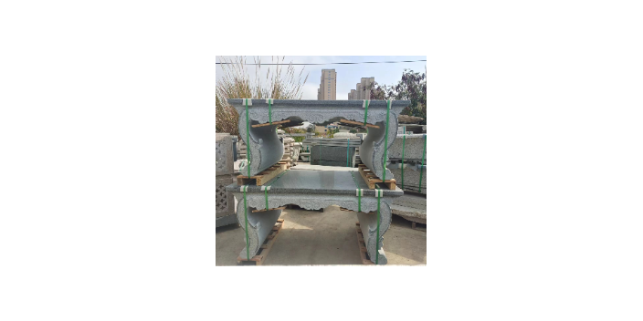 三沙花架石拱桥凉亭栏杆石施工