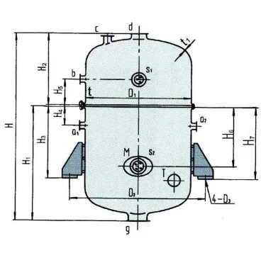 RY glass-lined evaporator