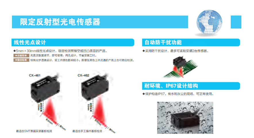 河南CX-424-P传感器CX-400系列,传感器CX-400系列