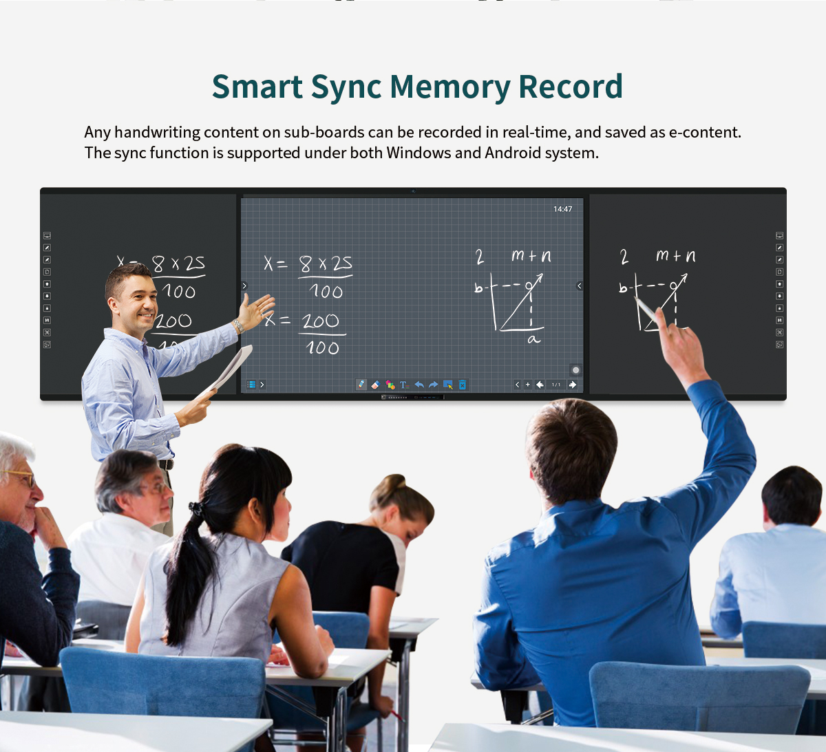 LED Recordable Smart Blackboard Manufacturer