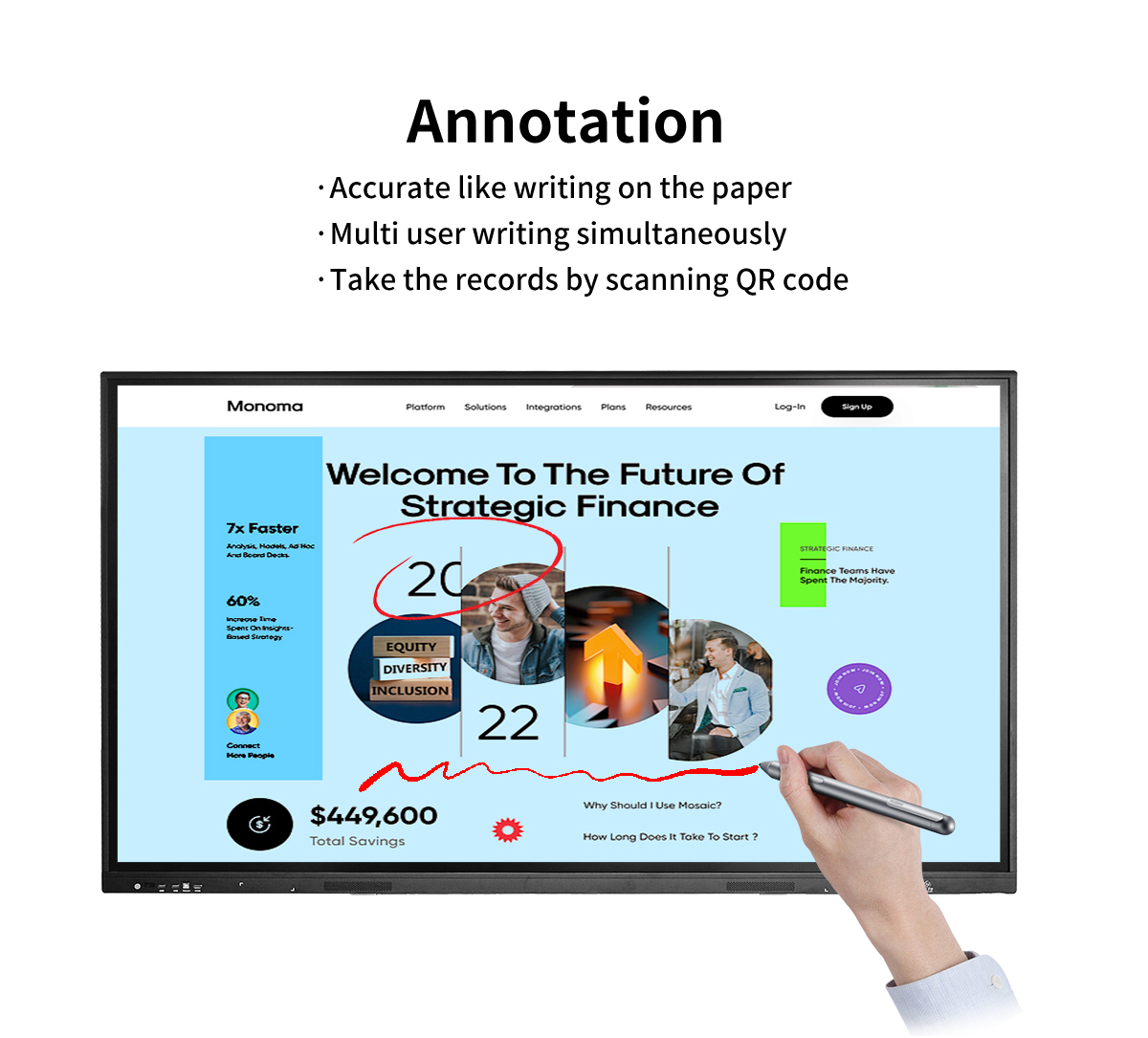 Cost-effective Interactive Display