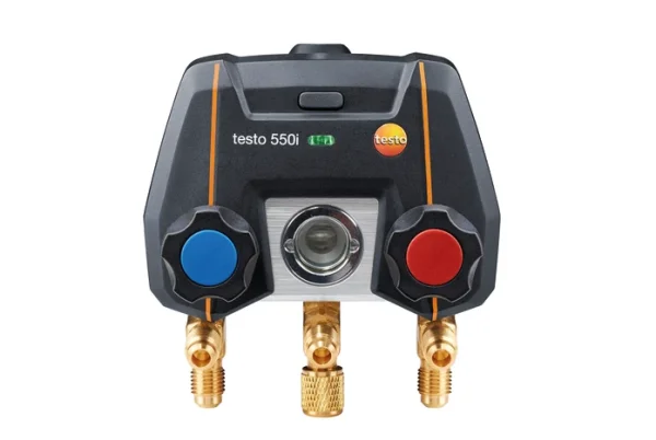 testo?550i - 帶藍(lán)牙和雙通閥組的App控制數(shù)字冷媒表