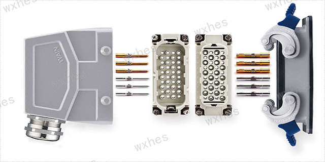 无锡21芯	重载连接器冷压针 无锡慧恩斯工业自动化设备供应