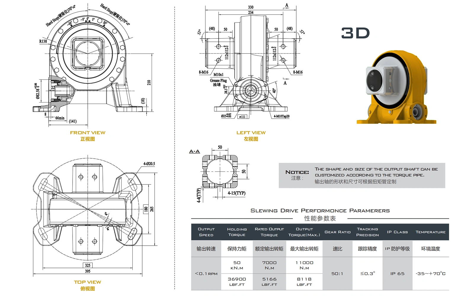 FV8D Slewing Drive