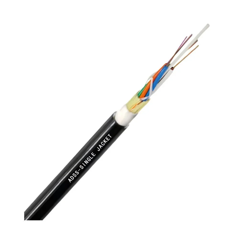 ADSS Cable SM 12F 100M Span PE Single Jacket