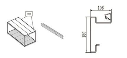 Top beam forming machine