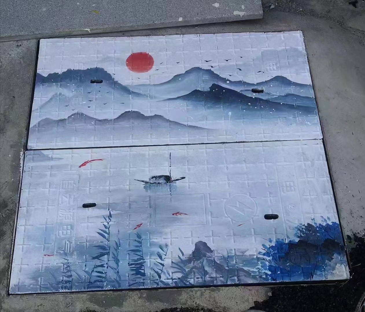 榮幸承接千島湖彩繪項目，為美麗湖景增添絢麗色彩！