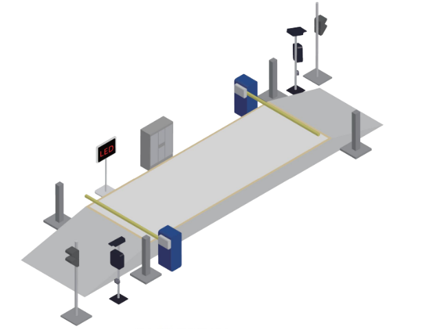山东无人值守单台双向智能称重管理系统