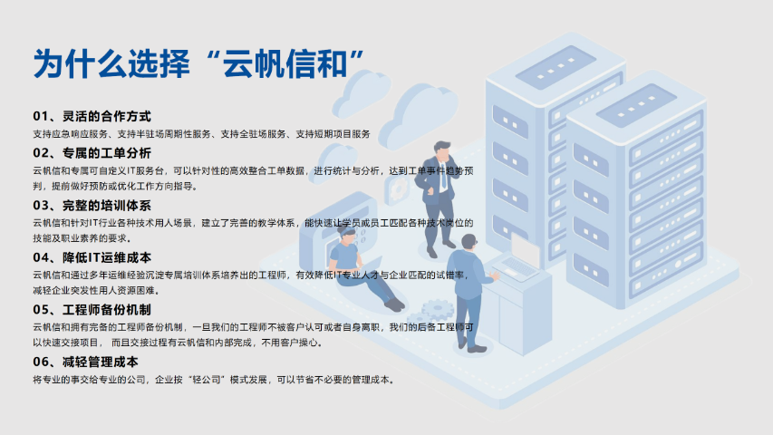 北京云帆信和IT技术服务外包产品介绍