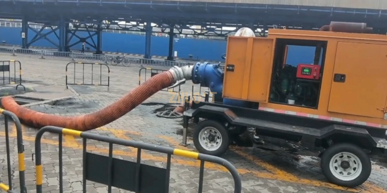 工业移动泵车带弹簧马达启动