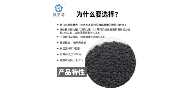 扬州强降解型化学滤料经销商 翡尔达环保科技供应