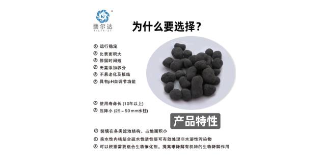 上海高效生物滤料哪家便宜 翡尔达环保科技供应