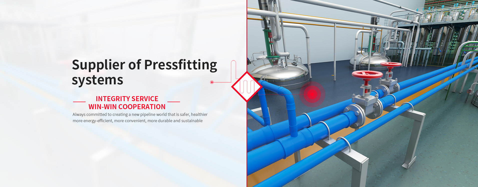 Linkplus Carbon Steel and Stainless Steel Pressfitting systems