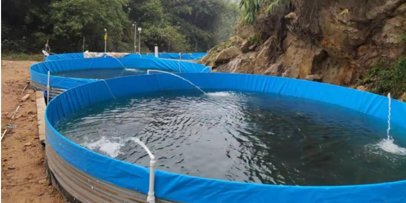 重庆消防帆布蓄水池鱼池水箱