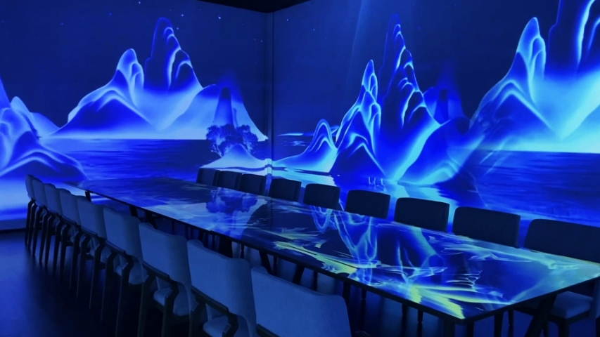 安徽5D投影全息投影餐厅品牌方 苏州火焰数字技术供应