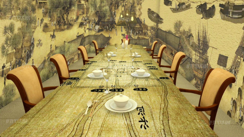 上海环绕式全息投影餐厅预算 苏州火焰数字技术供应