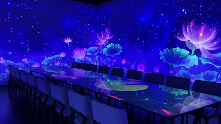 沉浸式3D全息投影餐厅供应商 苏州火焰数字技术供应