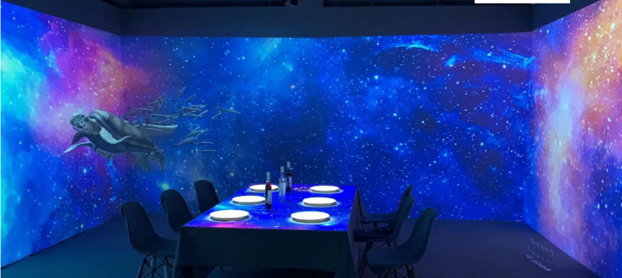陕西西安5D全息投影餐厅多少钱 苏州火焰数字技术供应