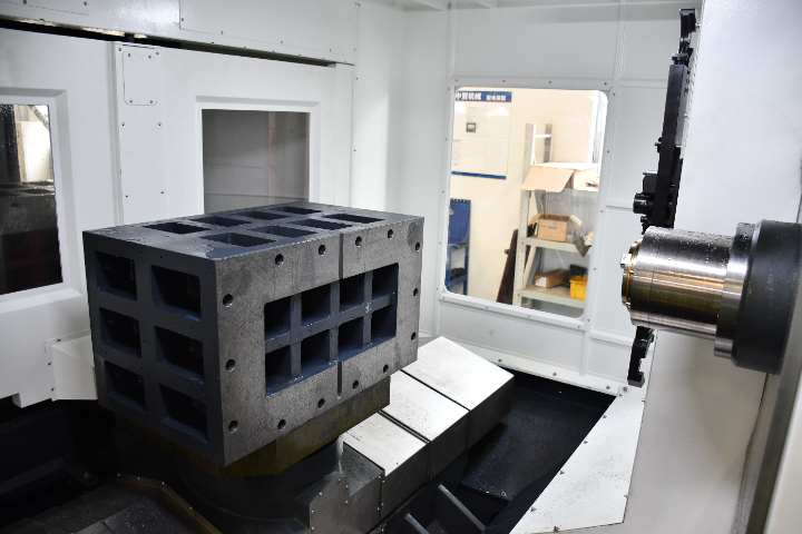 中國臺灣高剛性臥式加工中心生產線 中貿精密機械供應