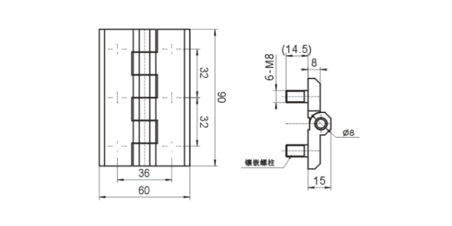 嘉興重型鉸鏈廠家 寧波市歐堡科技供應