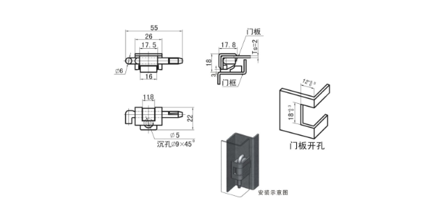 镇江插销铰链 宁波市欧堡科技供应