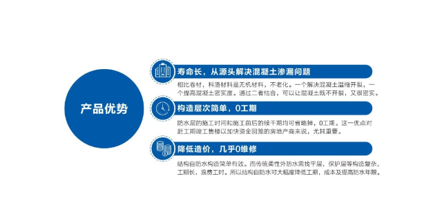 深圳混凝土结构自防水销售热线 科洛结构自防水供应