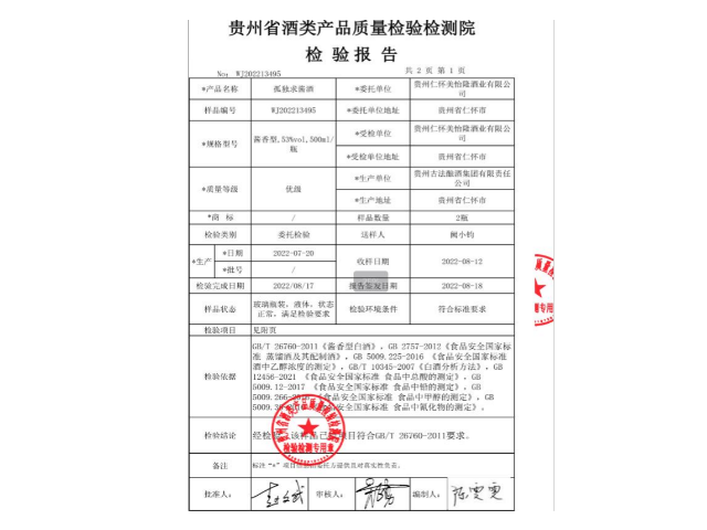 深圳酱香白酒的分类 贵州仁怀美怡隆酒业关于;