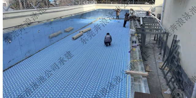 无锡小区钢结构游泳池施工