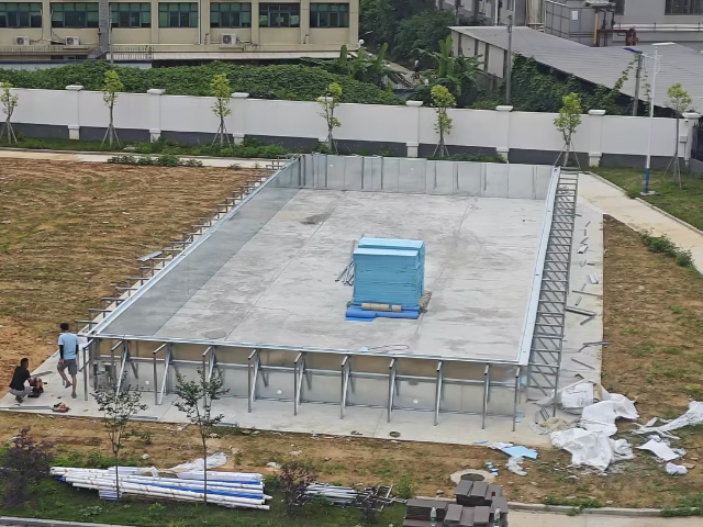 佛山别墅钢结构游泳池公司,钢结构游泳池
