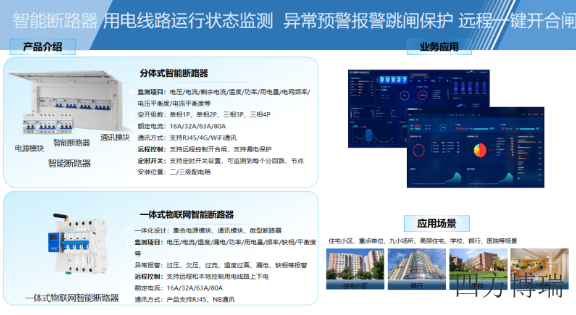 杭州安全监管智能末端配电箱 杭州四方博瑞科技股份供应