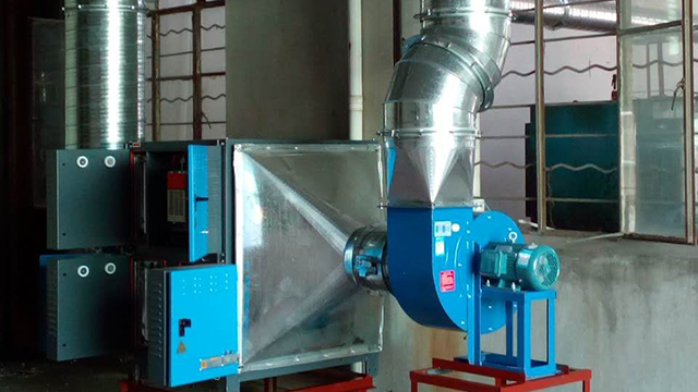 金華彈簧廠熱處理油煙凈化器安裝 寧波德益環(huán)?？萍脊?yīng)