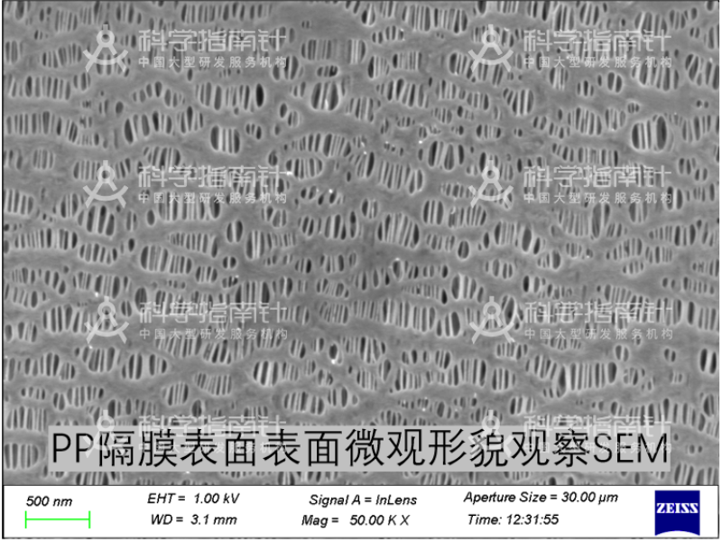 高分辨率SEM扫描电镜锰酸锂表面形貌分析测试