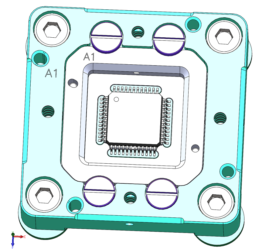 浙江IC翻盖测试座现货 服务为先 深圳市欣同达科技供应