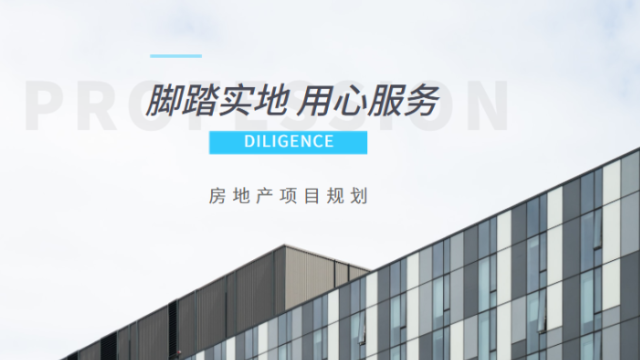 上海房地产项目规划公司,房地产项目规划
