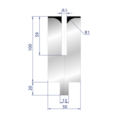 3157 - Flattening hemming tools 28°