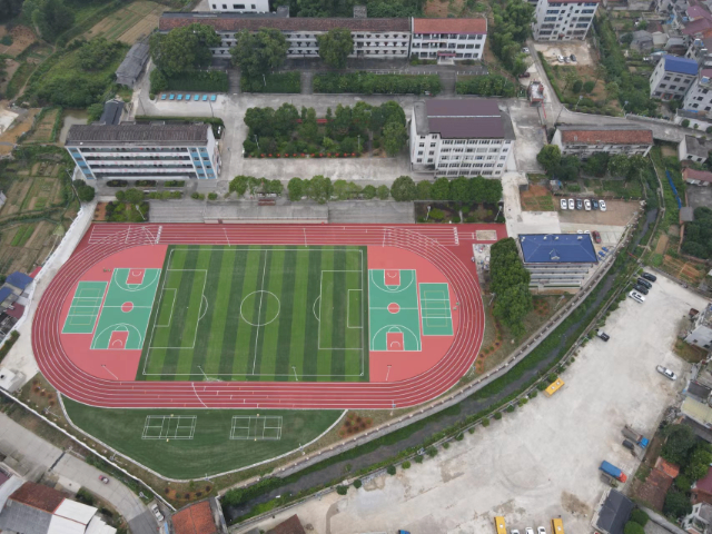 上海混合型塑胶跑道施工厂家 广东双赢体育设施供应