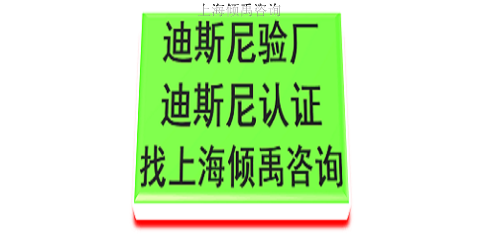 上海官方推荐迪斯尼验厂辅导机构 推荐咨询 上海倾禹咨询供应