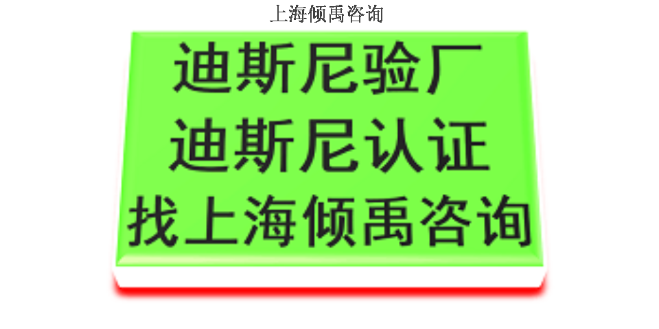 上海迪斯尼验厂需要哪些资料/需要做哪些准备 欢迎来电 上海倾禹咨询供应