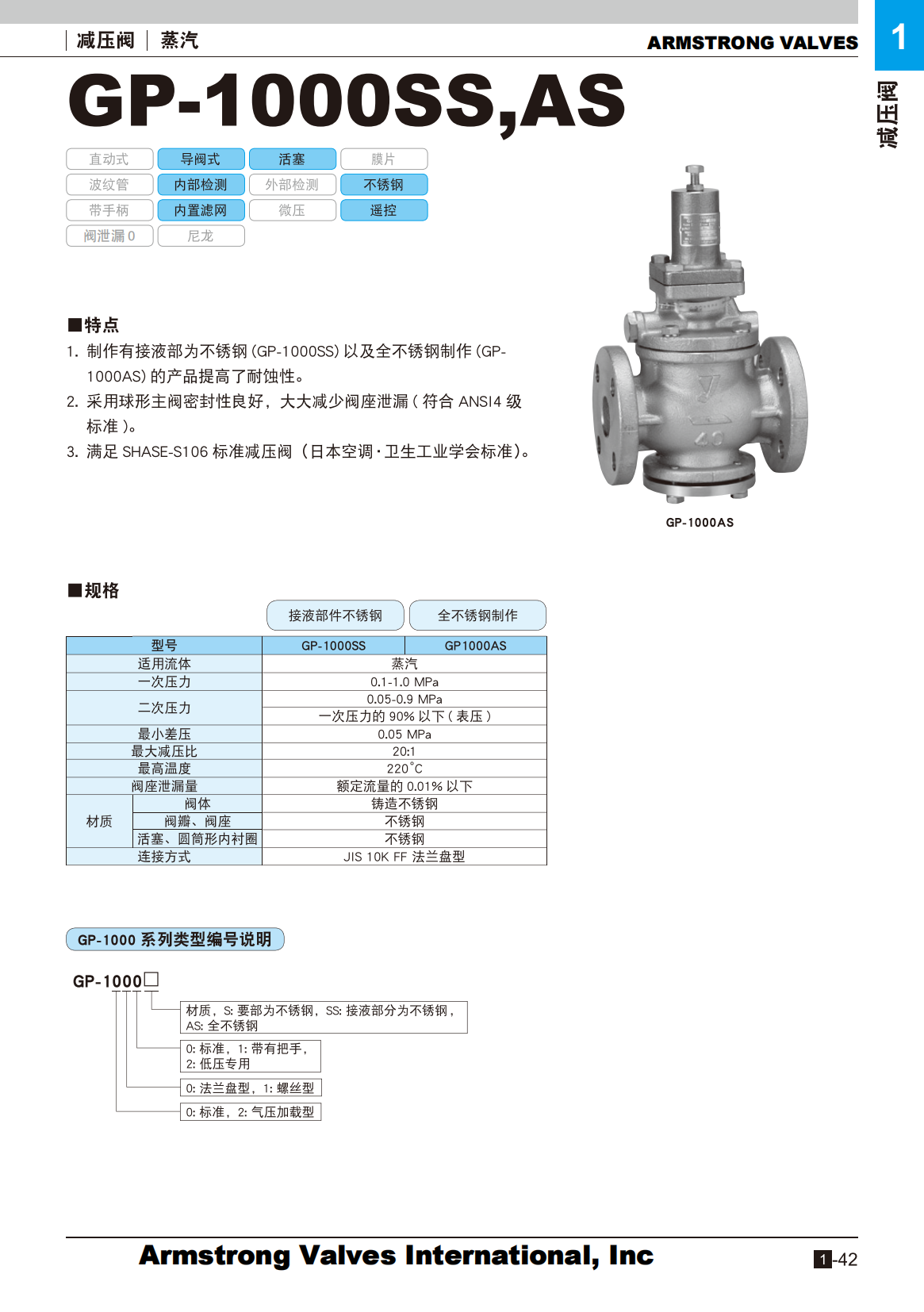 美国阿姆斯壮阀门