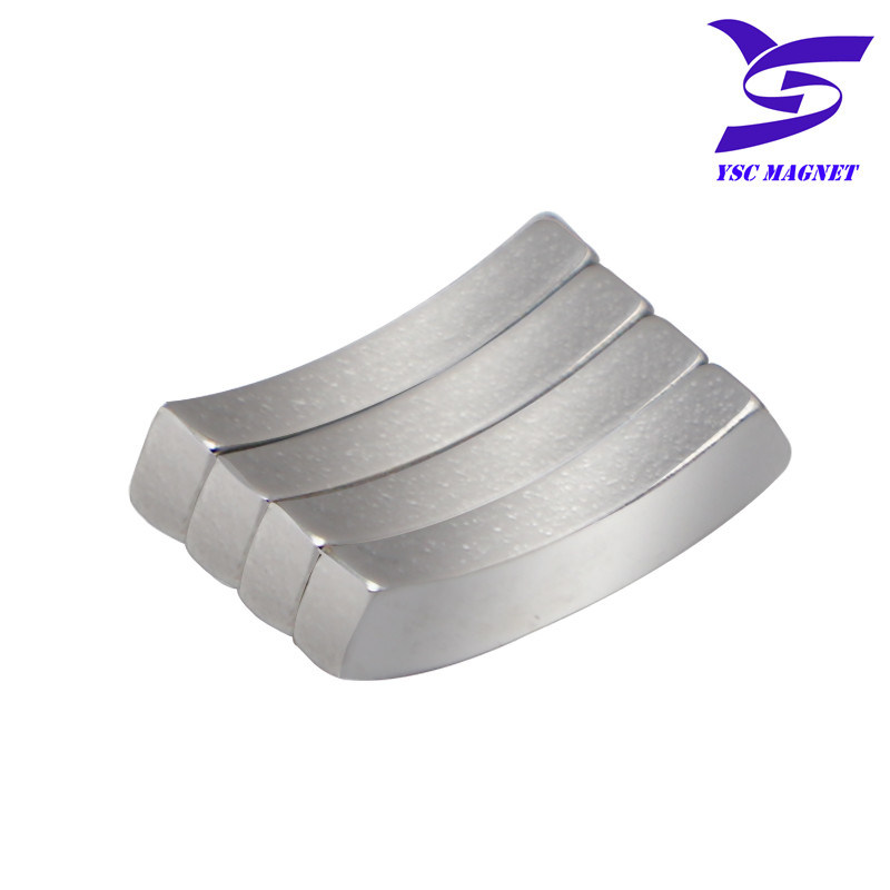 Strong NdFeB magnet for permanent magnet motor, arc shape